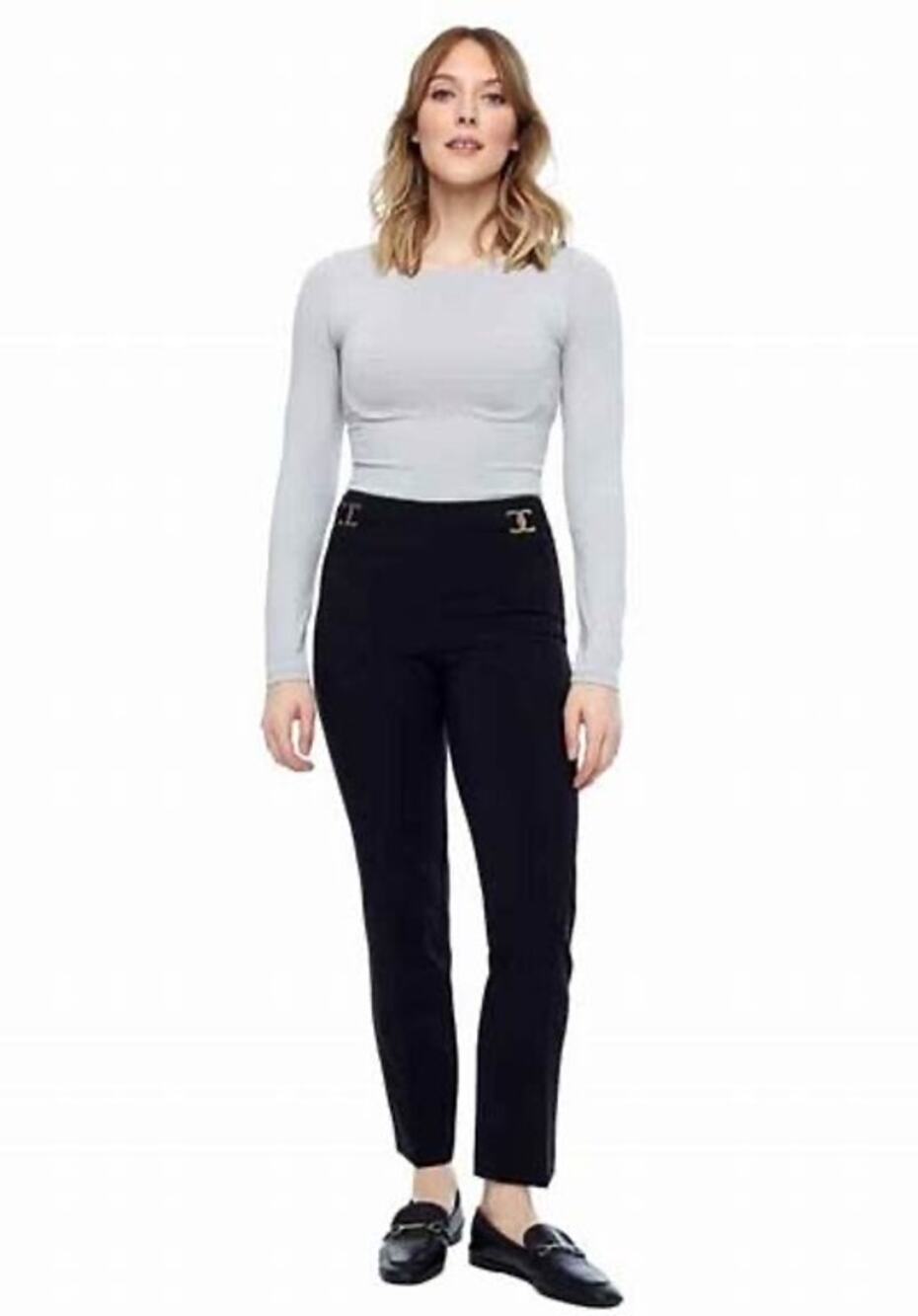 Up! Palermo Slim Black Ankle Pants Size 4